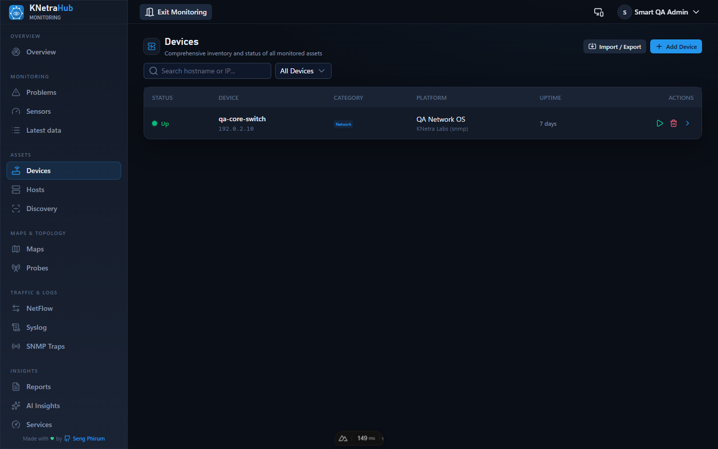 KNetraHub — Monitoring